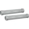 vidaXL Rookoven 3 st 44,5 x 29 x 83 cm Verzinkt staal zilver