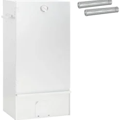 vidaXL Rookoven 3 st 44,5 x 29 x 83 cm Verzinkt staal zilver