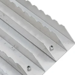vidaXL Roskammen 3 st aluminium zilverkleurig