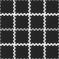 vidaXL Rubbertegels 16 st 16 mm 30x30 cm zwart
