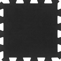 vidaXL Rubbertegels 16 st 16 mm 30x30 cm zwart