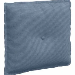 vidaXL Rugkussen Blauw 50 x 45 cm Katoen Stof