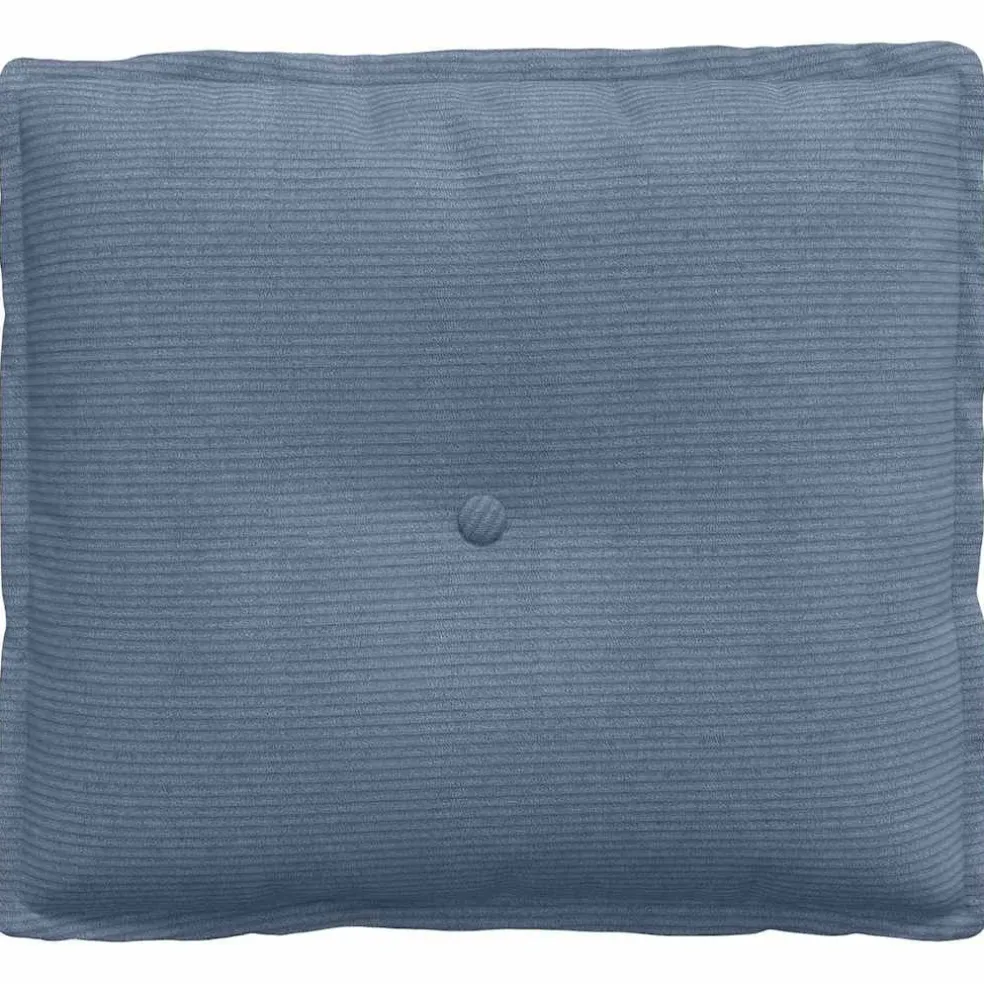 vidaXL Rugkussen Blauw 50 x 45 cm Katoen Stof