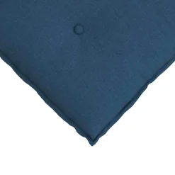 vidaXL Rugkussen Blauw 50 x 19 x 45 cm Stof