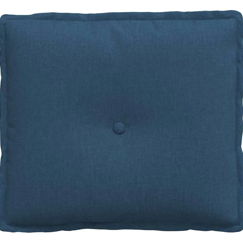 vidaXL Rugkussen Blauw 50 x 19 x 45 cm Stof