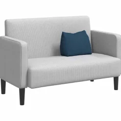 vidaXL Rugkussen Blauw 45 x 20 x 35 cm Stof
