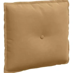 vidaXL Rugkussen Bruin 50 x 45 cm Katoen Stof