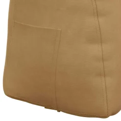 vidaXL Rugkussen Bruin 45 x 24 x 50 cm Fluweel
