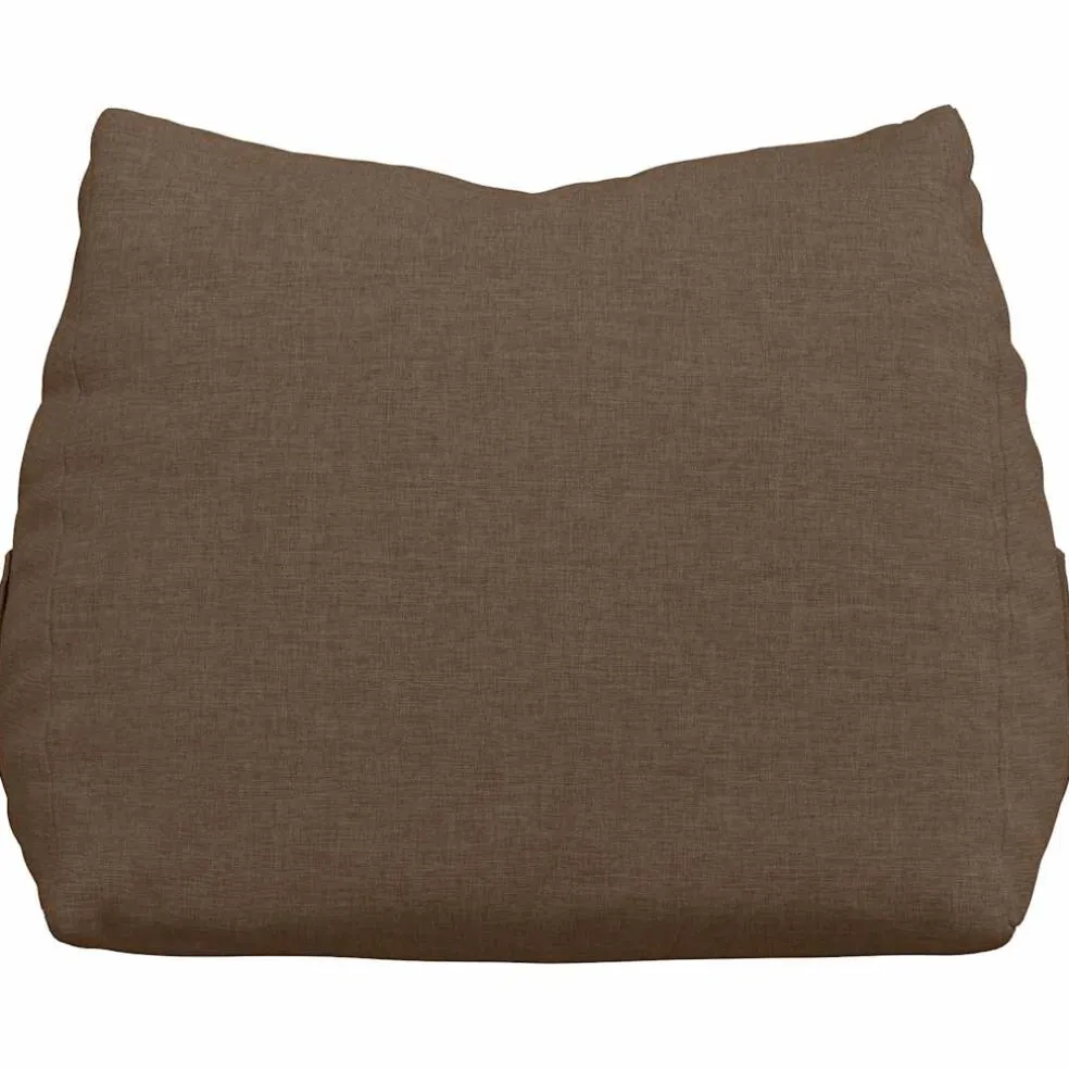 vidaXL Rugkussen Bruin 45 x 20 x 35 cm Stof