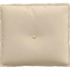 vidaXL Rugkussen Crèmekleurig 50 x 45 cm Microvezel Stof