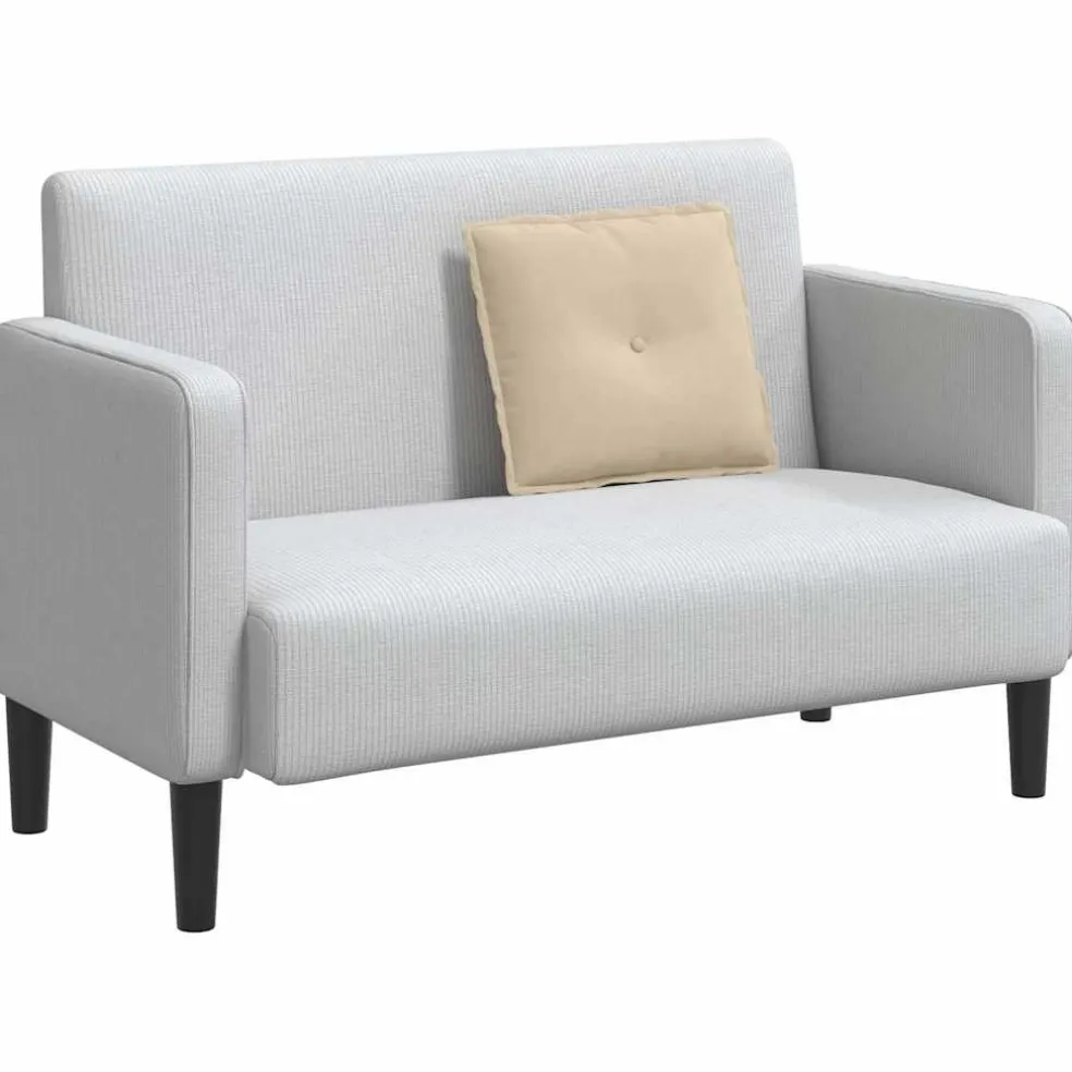 vidaXL Rugkussen Crèmekleurig 50 x 45 cm Microvezel Stof