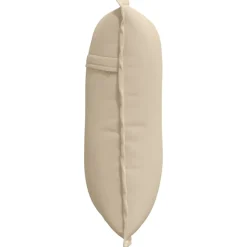 vidaXL Rugkussen Crèmekleurig 50 x 45 cm Microvezel Stof