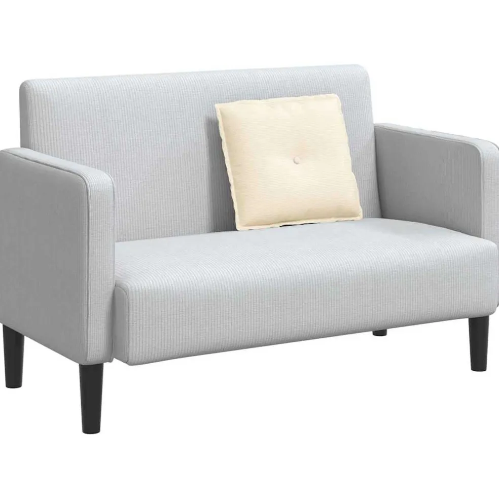 vidaXL Rugkussen Crèmekleurig 50 x 45 cm Katoen Stof