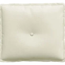 vidaXL Rugkussen Crèmekleurig 50 x 45 cm Katoen Stof