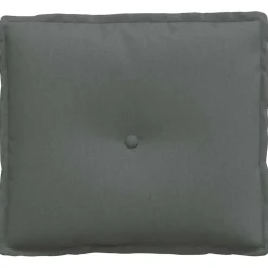 vidaXL Rugkussen Donkergrijs 50 x 19 x 45 cm Stof