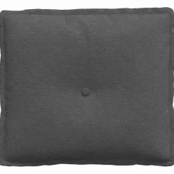 vidaXL Rugkussen Donkergrijs 50 x 45 cm Katoen Stof