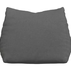 vidaXL Rugkussen Donkergrijs 45 x 20 x 35 cm Stof