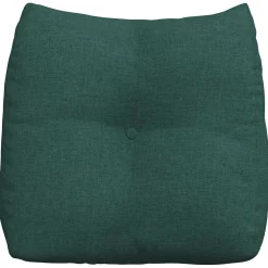 vidaXL Rugkussen Donkergroen 45 x 24 x 50 cm Stof