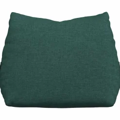 vidaXL Rugkussen Donkergroen 45 x 20 x 35 cm Stof