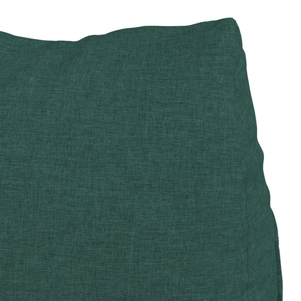 vidaXL Rugkussen Donkergroen 45 x 20 x 35 cm Stof