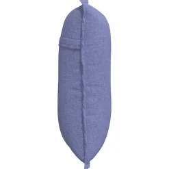vidaXL Rugkussen Jeans Blauw 50 x 19 x 45 cm Stof