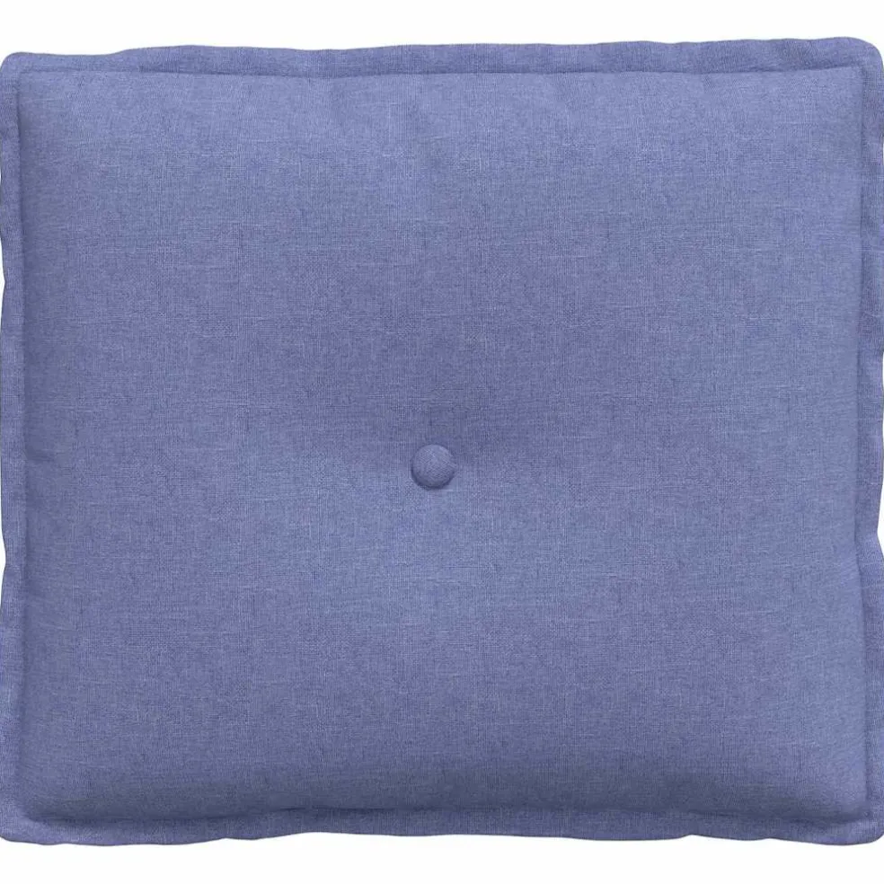 vidaXL Rugkussen Jeans Blauw 50 x 19 x 45 cm Stof