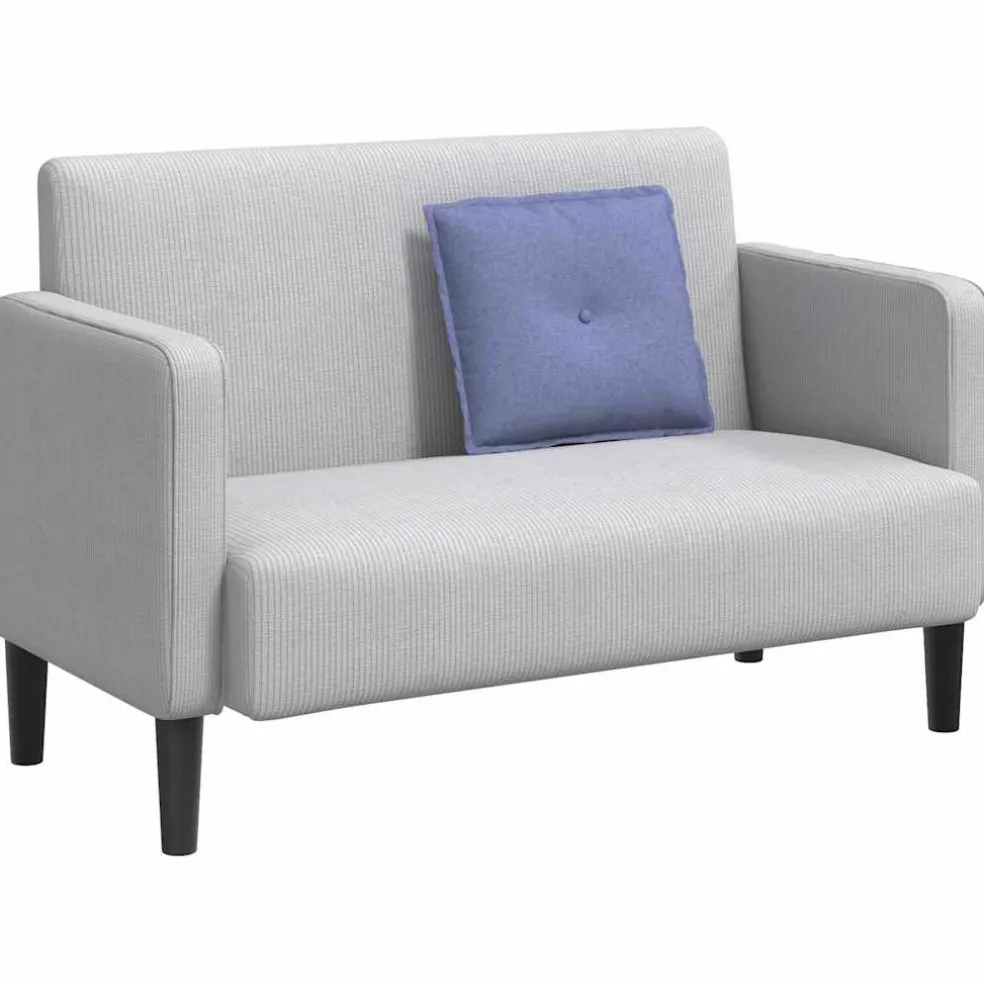 vidaXL Rugkussen Jeans Blauw 50 x 19 x 45 cm Stof
