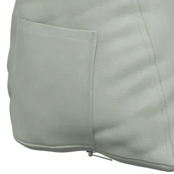 vidaXL Rugkussen Lichtgrijs 45 x 20 x 35 cm Cordstof