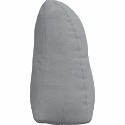 vidaXL Rugkussen Lichtgrijs 45 x 24 x 50 cm Stof