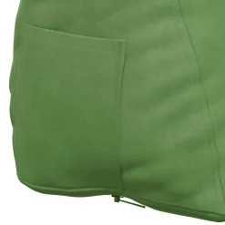 vidaXL Rugkussen Lichtgroen 45 x 20 x 35 cm Cordstof
