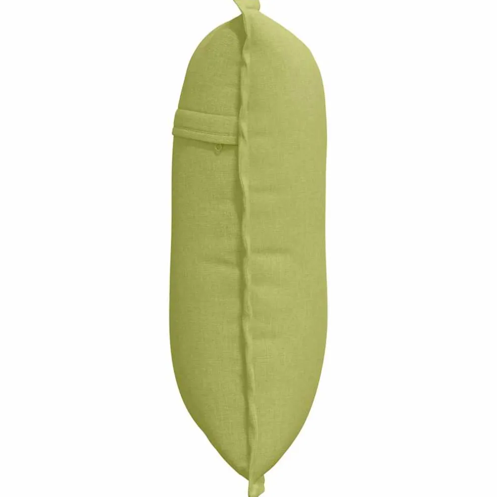 vidaXL Rugkussen Lichtgroen 50 x 45 cm Katoen Stof
