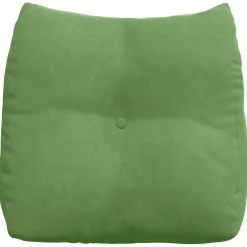 vidaXL Rugkussen Lichtgroen 45 x 24 x 50 cm Fluweel