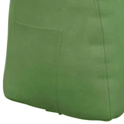 vidaXL Rugkussen Lichtgroen 45 x 24 x 50 cm Fluweel