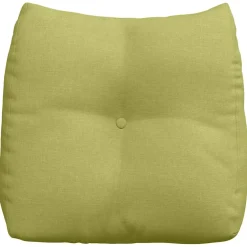 vidaXL Rugkussen Lichtgroen 45 x 24 x 50 cm Stof