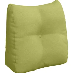 vidaXL Rugkussen Lichtgroen 45 x 24 x 50 cm Stof