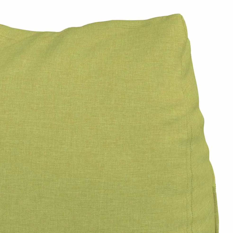 vidaXL Rugkussen Lichtgroen 45 x 20 x 35 cm Stof