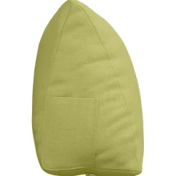 vidaXL Rugkussen Lichtgroen 45 x 20 x 35 cm Stof