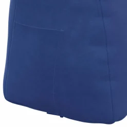 vidaXL Rugkussen Politieblauw 45 x 24 x 50 cm Fluweel