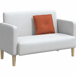 vidaXL Rugkussen Rood-oranje 50 x 45 cm Katoen Stof
