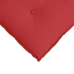 vidaXL Rugkussen Rood 50 x 19 x 45 cm Stof