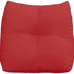 vidaXL Rugkussen Rood 45 x 24 x 50 cm Stof