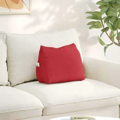 vidaXL Rugkussen Rood 45 x 20 x 35 cm Stof