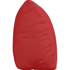 vidaXL Rugkussen Rood 45 x 20 x 35 cm Stof
