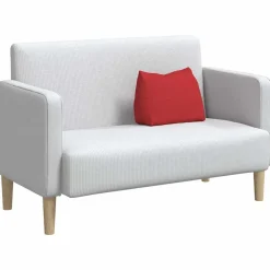 vidaXL Rugkussen Rood 45 x 20 x 35 cm Stof