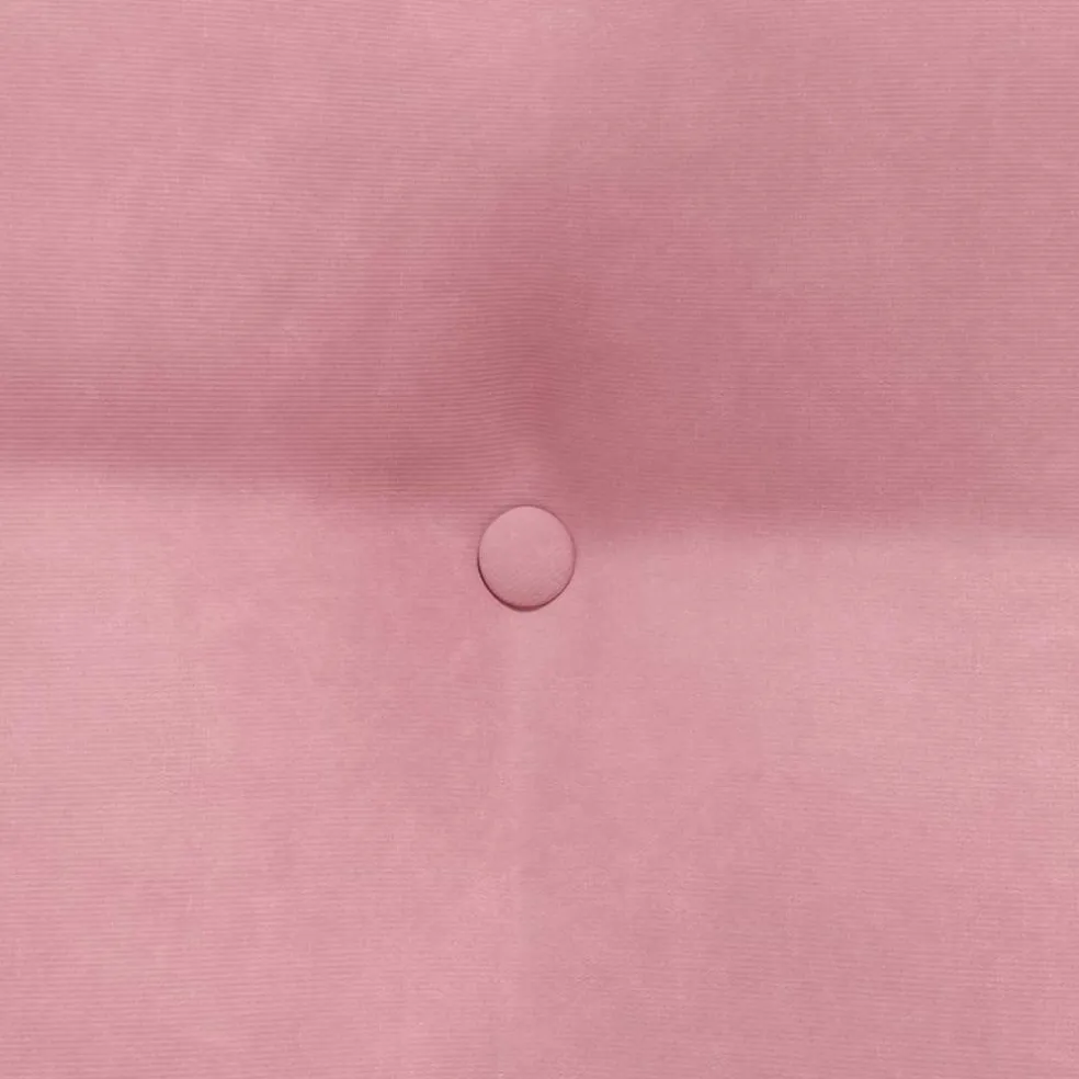 vidaXL Rugkussen Roze 45 x 24 x 50 cm Fluweel