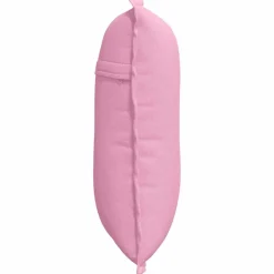 vidaXL Rugkussen Roze 50 x 19 x 45 cm Stof