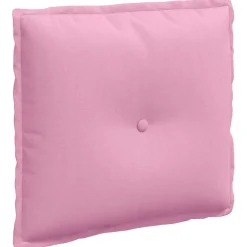 vidaXL Rugkussen Roze 50 x 19 x 45 cm Stof