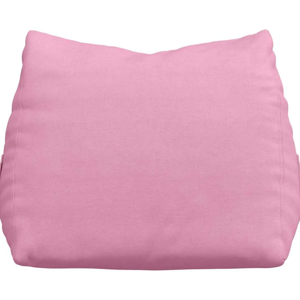 vidaXL Rugkussen Roze 45 x 20 x 35 cm Stof