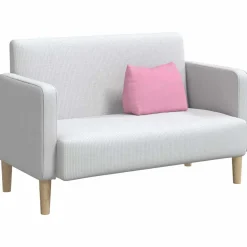 vidaXL Rugkussen Roze 45 x 20 x 35 cm Stof