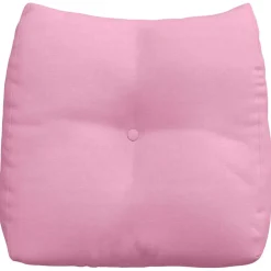 vidaXL Rugkussen Roze 45 x 24 x 50 cm Stof